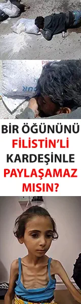 FİLİSTİN''E BİR ÖĞÜN YEMEK VER