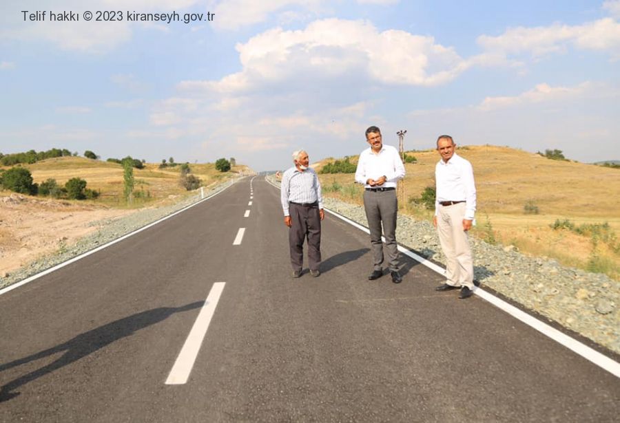 Kıranşeyh köyü yol asfaltlama çalışmaları