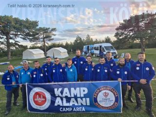 TDV Arama Kurtarma Ekibi Kıranşeyh Köyünde Kampa girdi