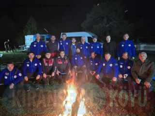 TDV Arama Kurtarma Ekibi Kıranşeyh Köyünde Kampa girdi