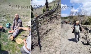 Yukarköy mezarlığı temizlenerek ağaçlandırıldı