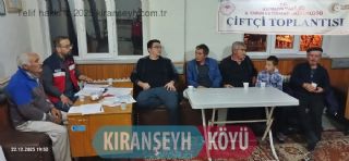 İl Tarım ve Orman Müdürlüğünden bilgilendirme toplantısı