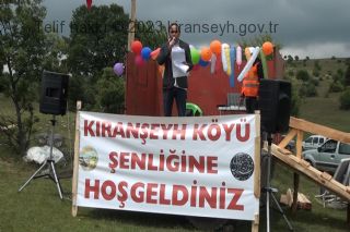 Birincisi yapılan Kıranşeyh Köyü Şenliğinin sunuculuğunu Bozüyük Kumral Abdal Anadolu Lisesi Okul Müdürü Ali Bilgin yaptı