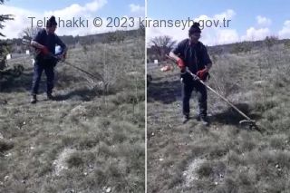 Kıranşeyh Köyü Mezarlığı'nın 2023 yılı temizlik ve bakımı yapıldı.