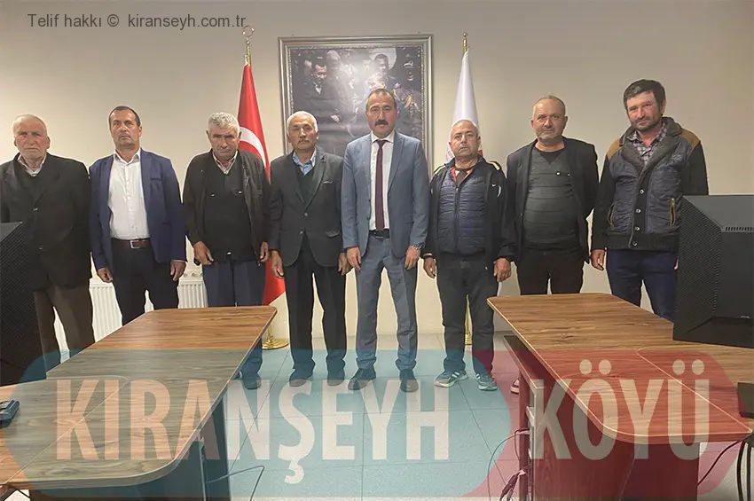 Muhtar ve heyetinden hayırlı olsun ziyareti