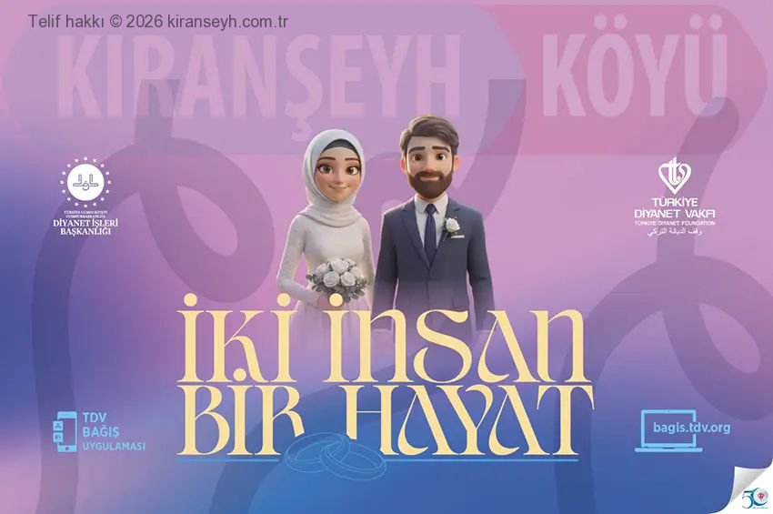 Türkiye Diyanet Vakfından evlenecek gençlere destek kampanyası
