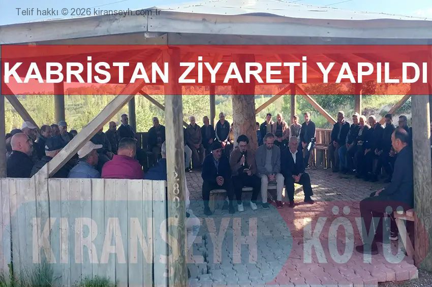 Mezarlık ziyareti yapıldı