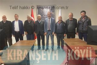 Muhtar ve heyetinden hayırlı olsun ziyareti