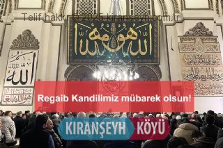 Bugün Regaib Gecesi