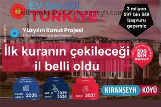 Toki'nin 500 bin sosyal konut başvurularının sonuçları açıklandı