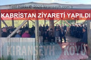 Mezarlık ziyareti yapıldı başlıklı haber resmi