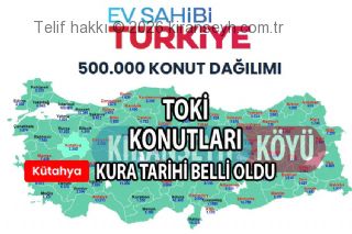 TOKİ Kütahya kuralarının tarihi açıklandı başlıklı haber resmi
