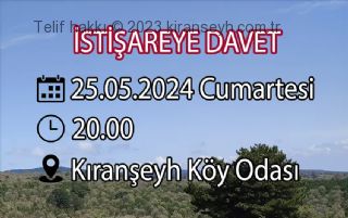 İstişare toplantısına davet