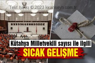 Kütahya'nın milletvekili sayısı dörde düştü