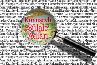 Kıranşeyh köyü sülale isimleri