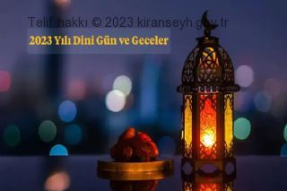 2023 yılı dini günleri