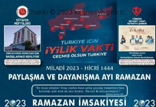 Kütahya imsakiyesi 2023