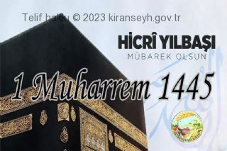 Hicri 1445 yılı mübarek olsun