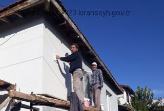 Cami lojmanı mantolaması yapıldı