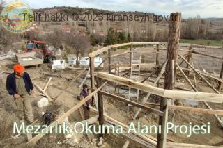 Kıranşeyh köyü mezarlığına okuma alanı projesi başlıklı haber resmi