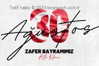 30 Ağustos Zaferinin 102. yıl dönümü başlıklı haber resmi