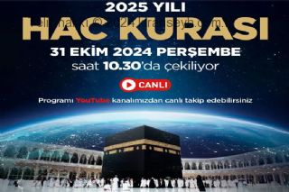 2025 Yılı Hac Kurası Yarın Çekiliyor başlıklı haber resmi