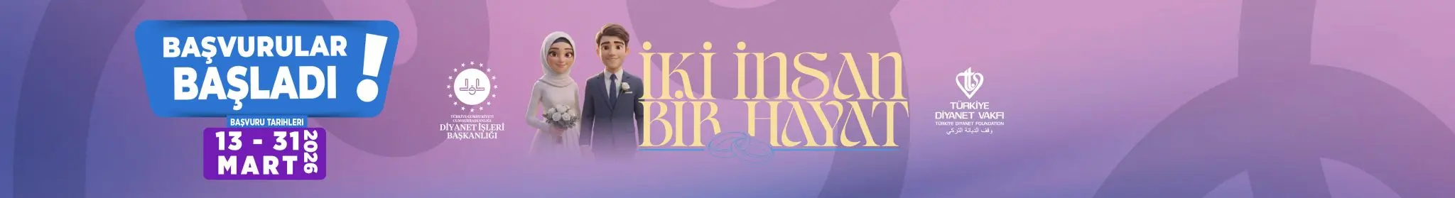 Yuva kurmak isteyen ihtiyaç sahibi gençlere TDV'den destek Yuva kurmak isteyen ihtiyaç sahibi gençlere TDV'den destek